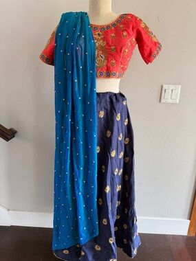Custom Indian 3 piece Lehenga